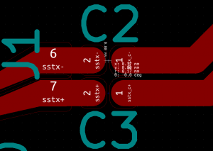 Tracks coming too close Tracks coming too close